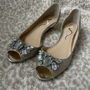 Nina Platino Sora Kitten Heel Wedge Shoes